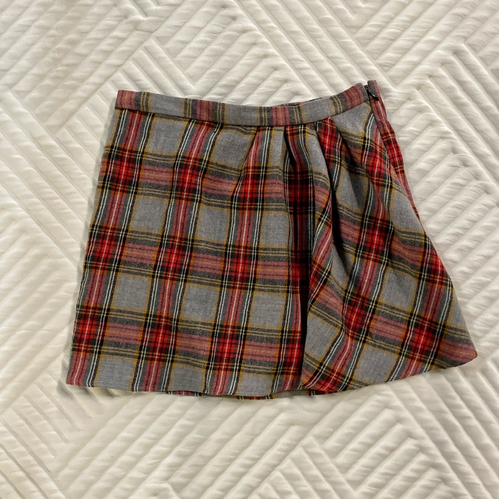 Jcrew plaid skirt